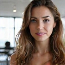 A young professional woman looking focused and healthy.